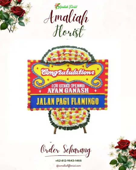 Sewa Papan Bunga Siding